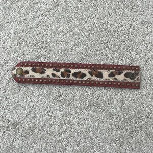 Leatherrock wrist cuff